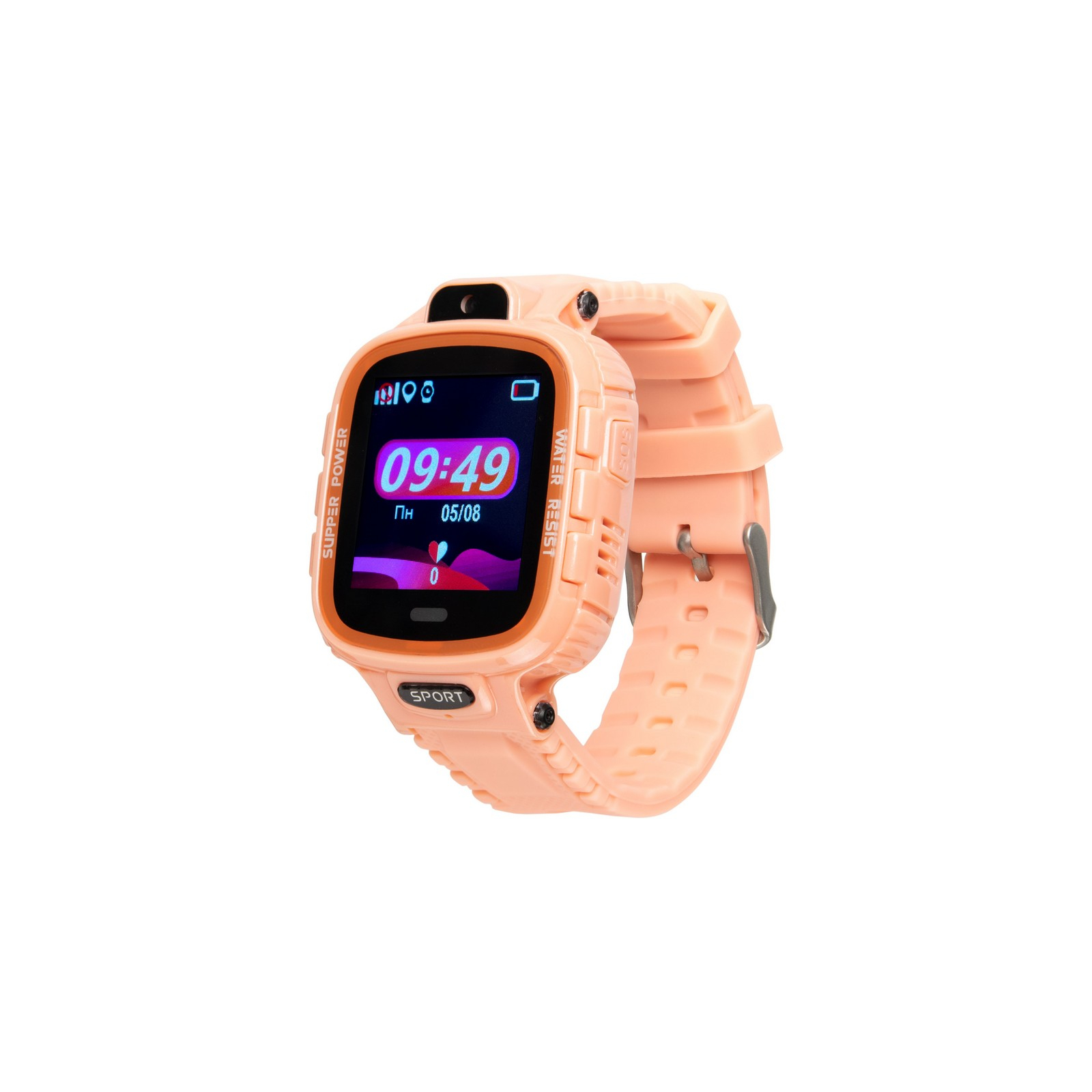 Смарт-годинник Gelius Pro GP-PK001 (PRO KID) Pink Kids smart watch, GPS tracker (ProGP-PK001(PROKID)Pink)