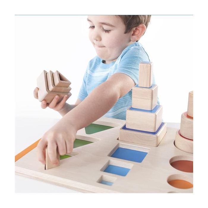 Развивающая игрушка Guidecraft Manipulatives Формы и пространство (G6737) изображение 4