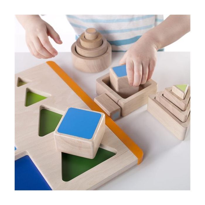 Развивающая игрушка Guidecraft Manipulatives Формы и пространство (G6737) изображение 6