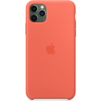 Чехол для мобильного телефона Apple iPhone 11 Pro Max Silicone Case - Clementine (Orange) (MX022ZM/A) изображение 3