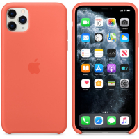 Чехол для мобильного телефона Apple iPhone 11 Pro Max Silicone Case - Clementine (Orange) (MX022ZM/A) изображение 6