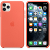 Чехол для мобильного телефона Apple iPhone 11 Pro Max Silicone Case - Clementine (Orange) (MX022ZM/A) изображение 6