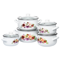 Кастрюля Ardesto Magic Flowers с крышкой 1,5 л (AR0115) изображение 3