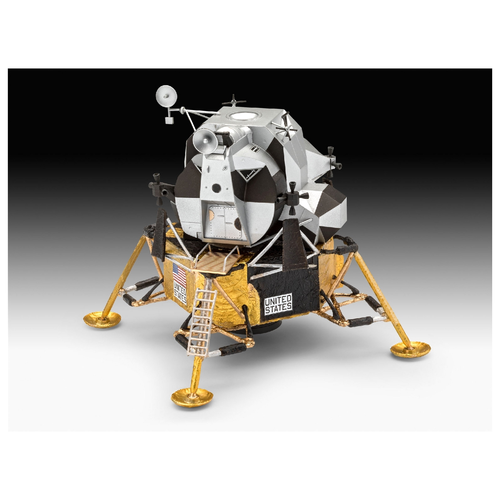 Сборная модель Revell Лунный модуль Орел миссии Аполлон 11 уровень 4, 1:48 (RVL-03701) изображение 4