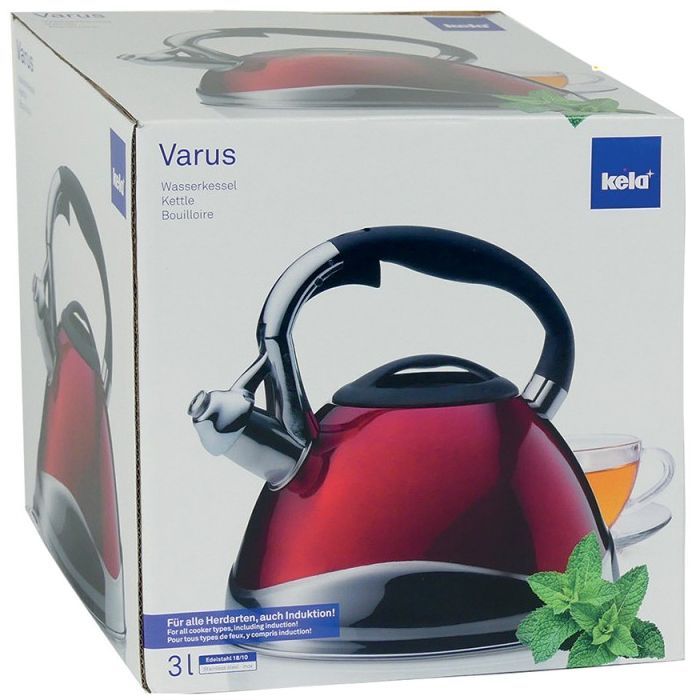 Чайник Kela Varus 3 л Red (11658) зображення 2