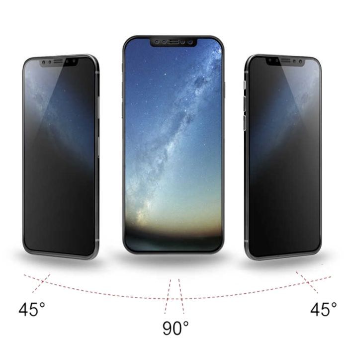 Скло захисне BeCover Anti-spying Samsung Galaxy M10 SM-M105 Black (703918) зображення 3