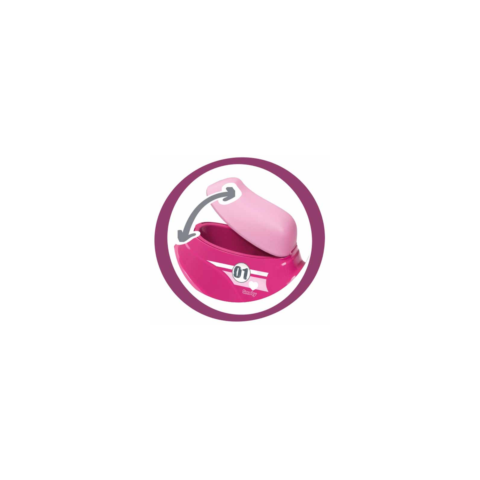 Беговел Smoby розовый (721002) изображение 2