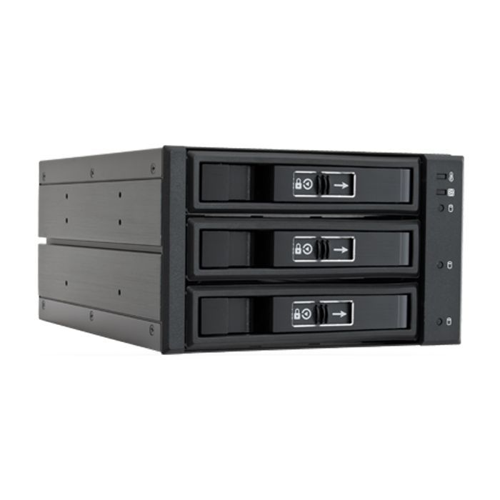 Бэкплейн Chieftec 2x5.25"/3x3.5" Hot-Swap Aluminium (CBP-2131SAS)