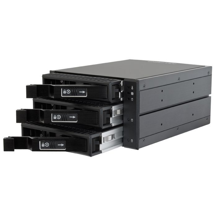 Бэкплейн Chieftec 2x5.25"/3x3.5" Hot-Swap Aluminium (CBP-2131SAS) изображение 3