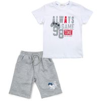 Набор детской одежды Breeze "GAME TIME" (14286-116B-gray)