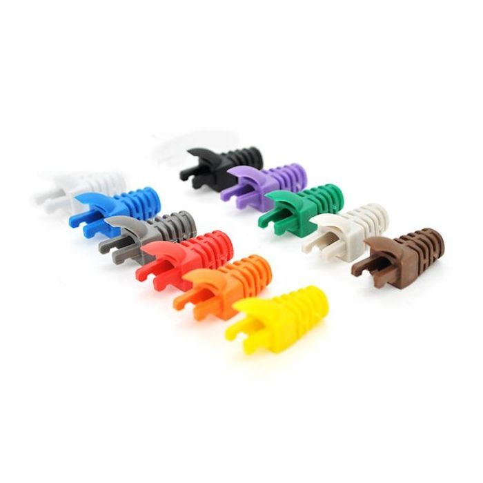 Ковпачок конектора RJ-45 Blue Cat.5/Cat.6 (100 шт/уп.) Merlion (CPRJ45ML-BL-CAT5/6)