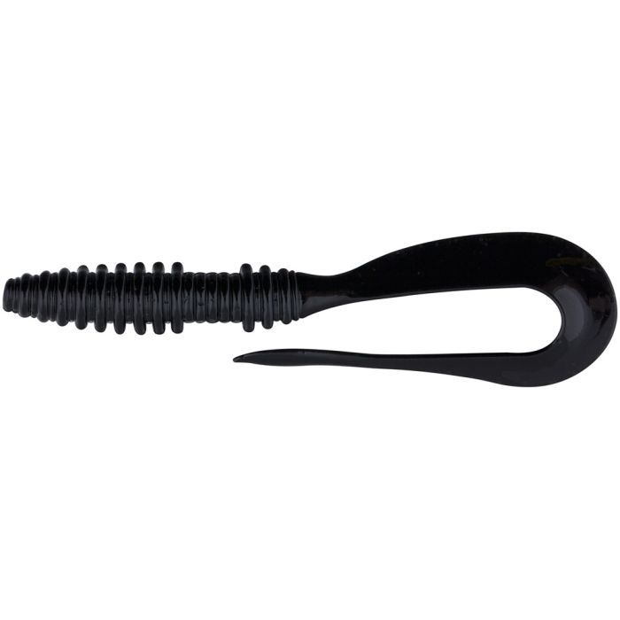 Силикон рыболовный Keitech Mad Wag Mini 2.5" (12 шт/упак) ц:001 black (1551.07.29)