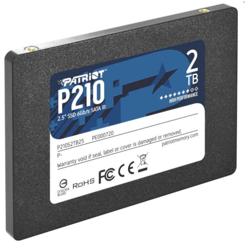 Накопитель SSD 2.5" 256GB Patriot (P210S256G25) изображение 2