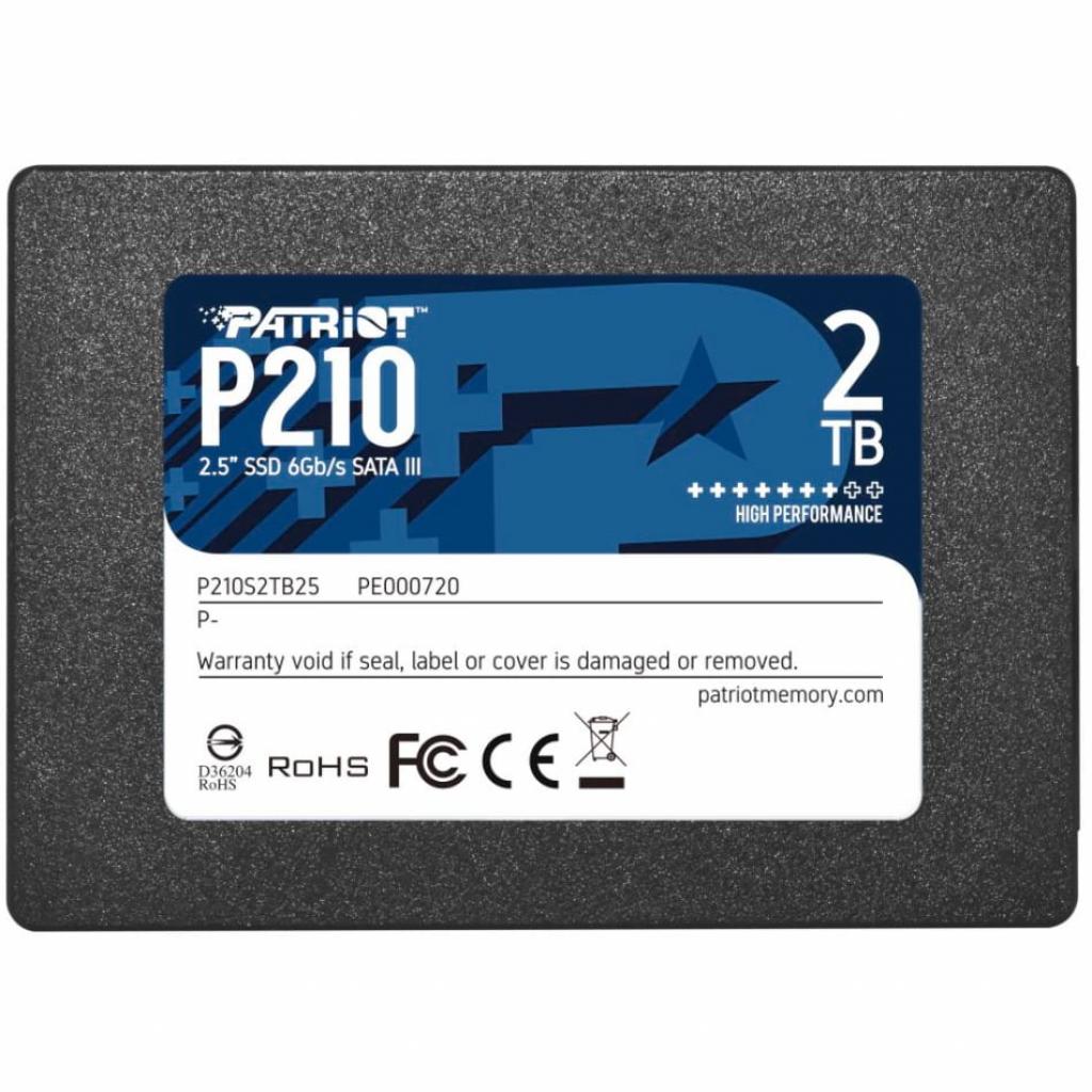 Накопичувач SSD 2.5" 512GB Patriot (P210S512G25)