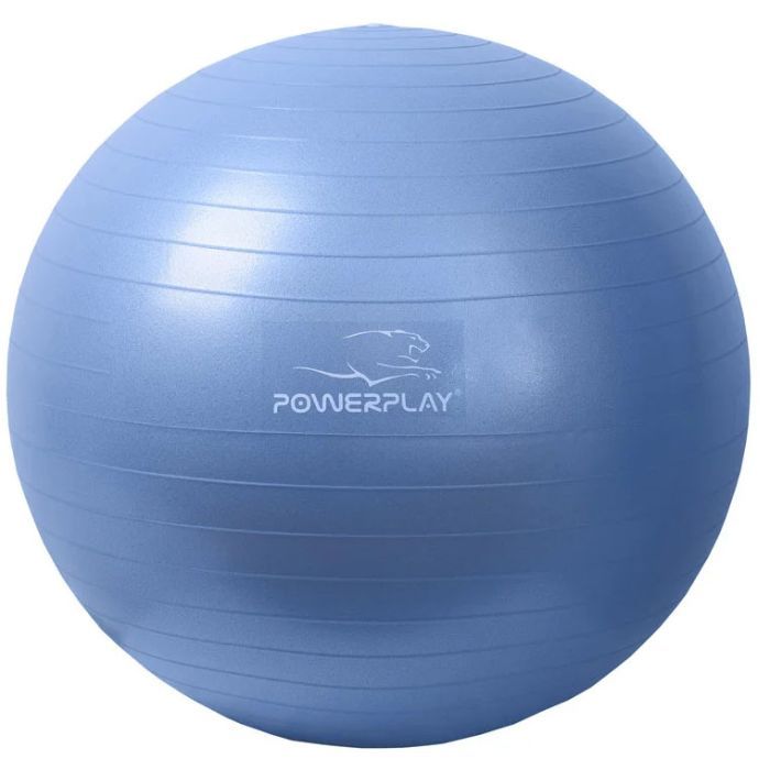 Мяч для фитнеса PowerPlay 4001 65см Чорний + помпа (PP_4001_65_Black) изображение 2