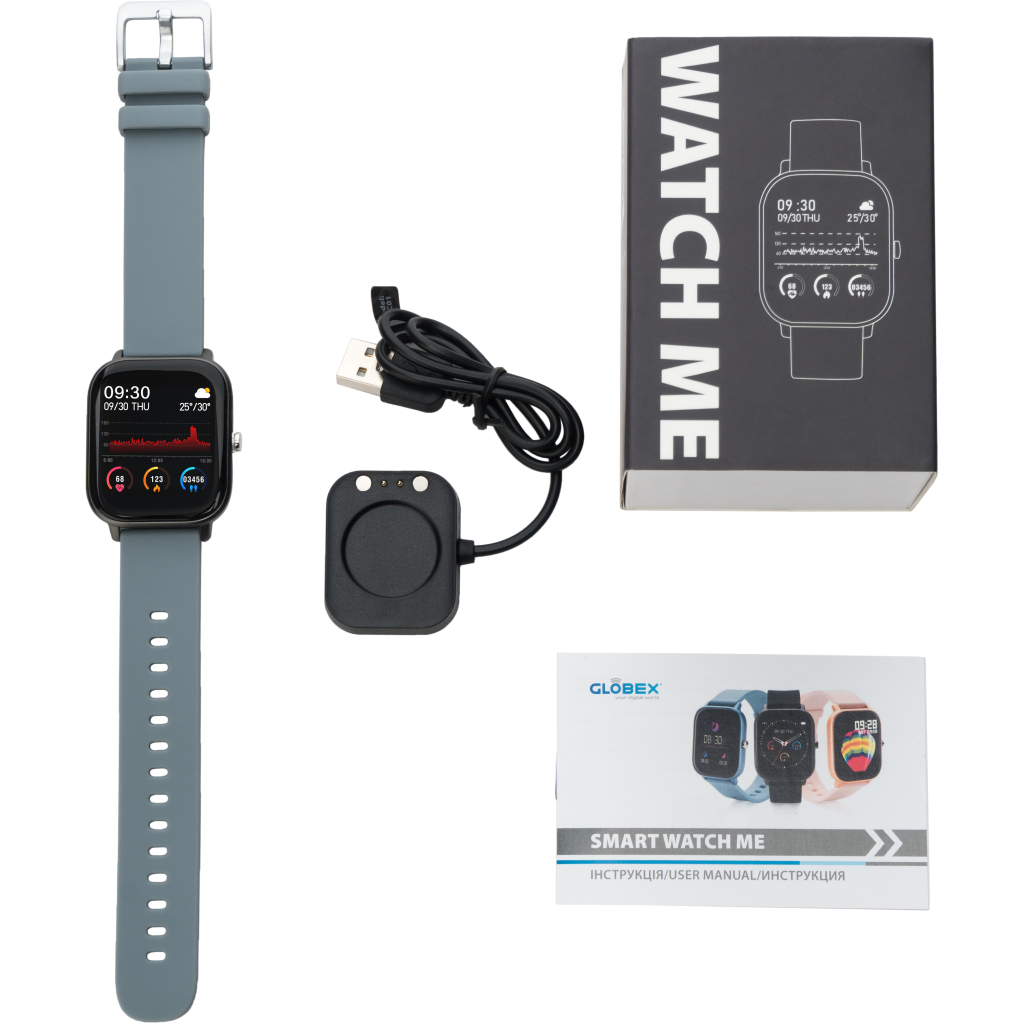 Смарт-годинник Globex Smart Watch Me (Gray) зображення 8