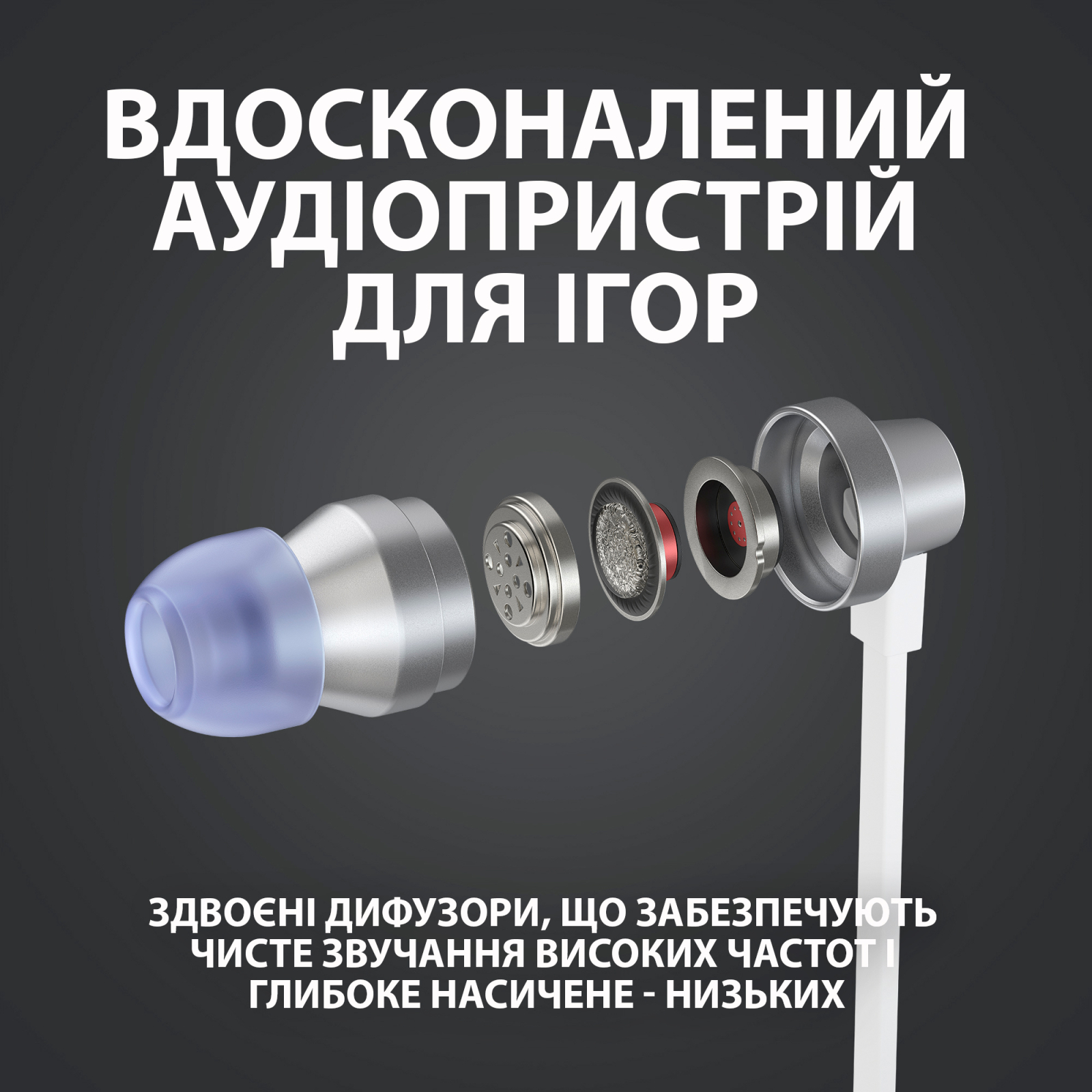 Навушники Logitech G333 White (981-000930) зображення 4