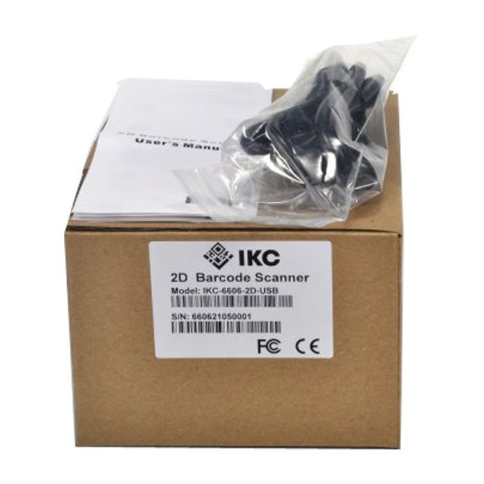 Сканер штрих-коду ІКС Сканер IKC-6606/2D Desk USB, black (ІКС-6606-2D-USB) зображення 6