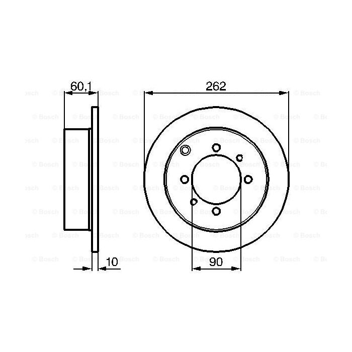 Гальмівний диск Bosch 0 986 478 655 зображення 5