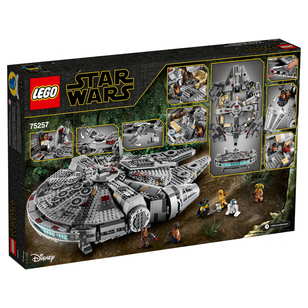Конструктор LEGO Star Wars Сокол Тысячелетия 1351 деталь (75257) изображение 12
