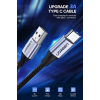 Дата кабель USB 2.0 AM to Type-C 1.5m US288 Aluminum Braid (Black) Ugreen (60127) зображення 2