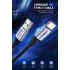 Дата кабель USB 2.0 AM to USB-C 1.5m US288 Aluminum Braid (Black) Ugreen (60127) изображение 2