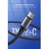 Дата кабель USB 2.0 AM to USB-C 1.5m US288 Aluminum Braid (Black) Ugreen (60127) изображение 3