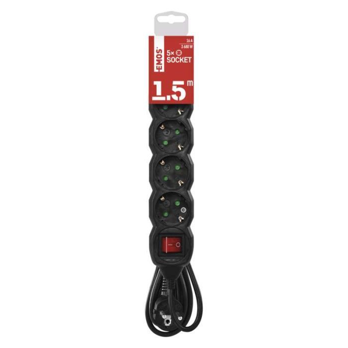 Сетевой удлинитель EMOS PC1521R изображение 2