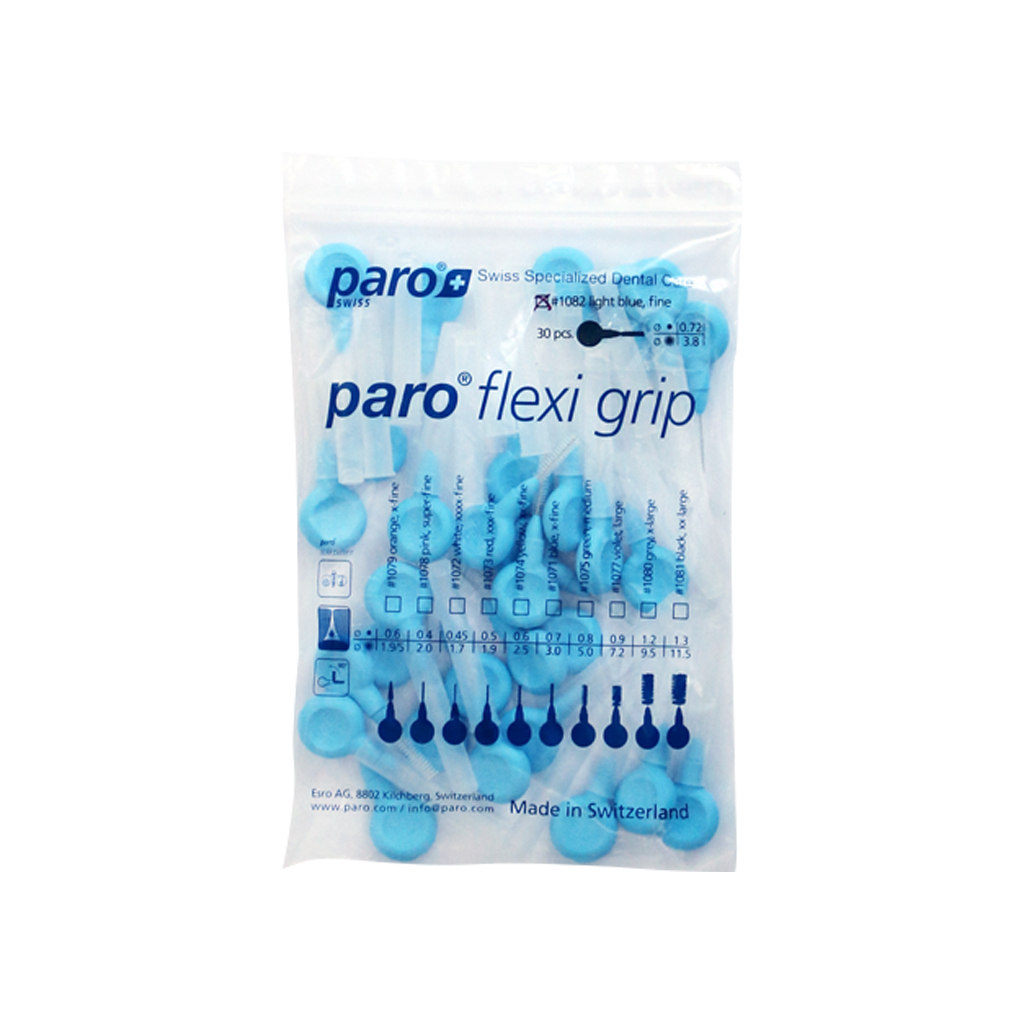 Щетки для межзубных промежутков Paro Swiss Flexi Grip тонкие Ø 3.8 мм 4 шт. (7610458010822) изображение 2