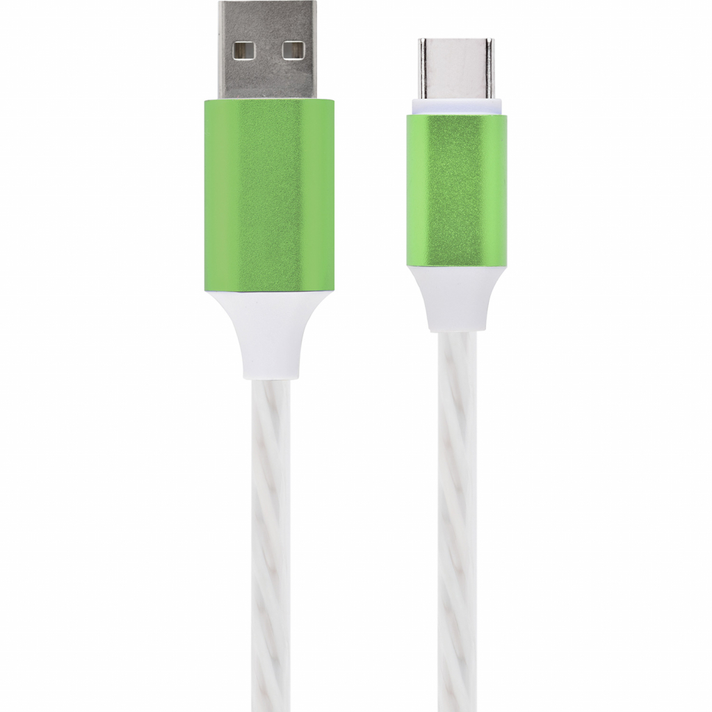 Дата кабель USB 2.0 AM to Type-C 1.0m 2A Cablexpert (CC-USB-CMLED-1M) изображение 2