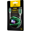 Дата кабель USB 2.0 AM to Type-C 1.0m 2A Cablexpert (CC-USB-CMLED-1M) зображення 5