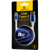 Дата кабель USB 2.0 AM to Type-C 1.0m 2A Cablexpert (CC-USB-CMLED-1M) зображення 6