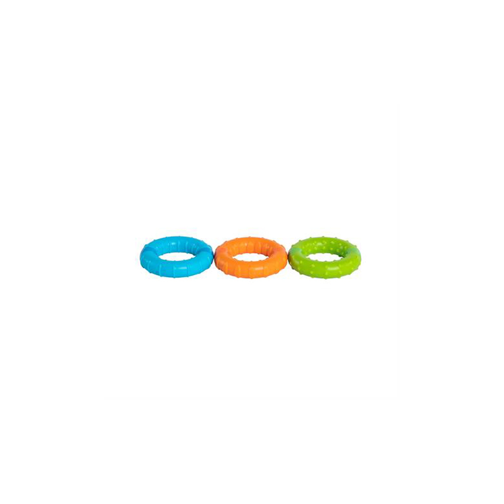 Развивающая игрушка Fat Brain Toys тактильная Магнитные кольца SillyRings 3 шт (F269ML) изображение 2
