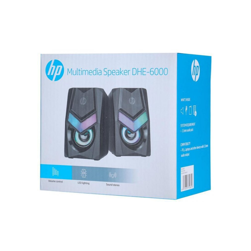 Акустична система HP DHE-6000 LED RGB Black (DHE-6000) зображення 6