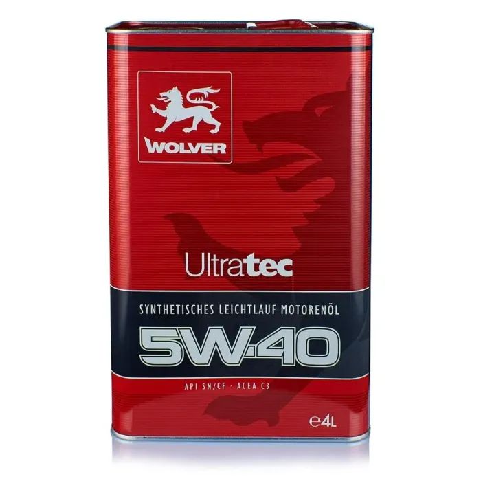 Моторна олива Wolver Ultratec 5W-40 4л (4260360940811)