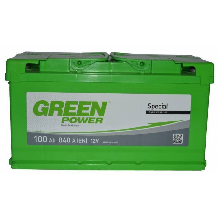 Аккумулятор автомобильный GREEN POWER 100Ah (000022430)
