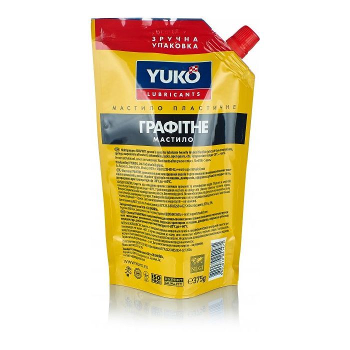 Смазка автомобильная Yuko графитное дой-пак со штуцером, 375г (4820070241471) изображение 3