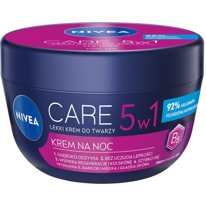 Крем для лица Nivea Care Ночной с витамином В5 100 мл (40066745/42360360)