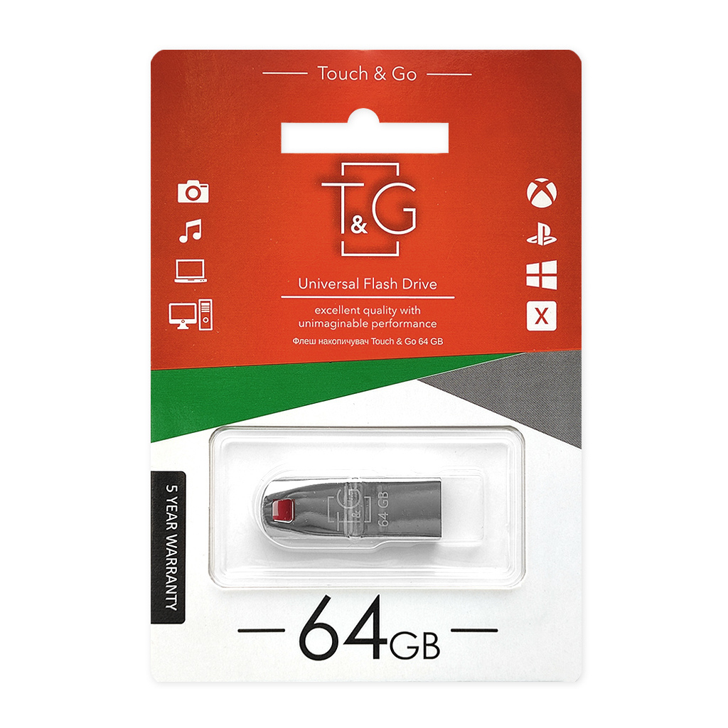 USB флеш накопитель T&G 64GB 114 Stylish Series USB 2.0 (TG115-64G) изображение 3