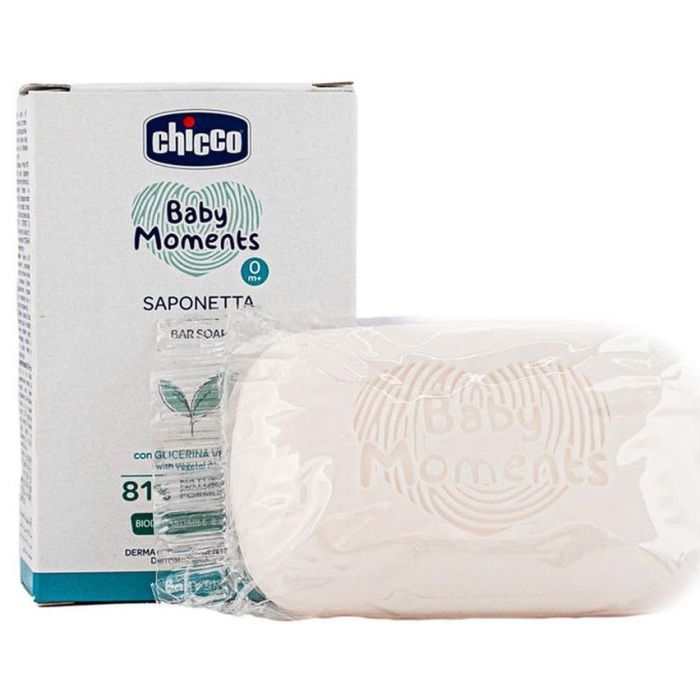 Детское мыло Chicco мягкая пена Baby Moments, 100 г (10398.00)