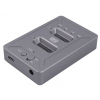 Док-станция для накопителей AgeStar USB3.1 Type C, M.2 NVME, 2 slot grey (31CBNV2C(GRAY))