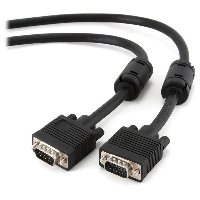 Кабель мультимедийный VGA M to VGA M 1.5m ferrite Cablexpert (CCB-PPVGA-1.5M)