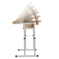 Парта зі стільцем Sector Сопрано жовтий трансформер (Сопрано жовтий) зображення 2