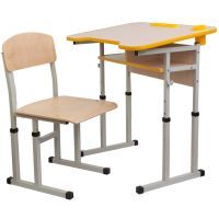 Парта зі стільцем Sector Сопрано жовтий трансформер (Сопрано жовтий) зображення 4