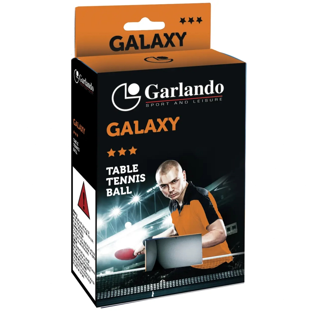 Мячик для настольного тенниса Garlando Galaxy 3 Stars 6 шт (2C4-119) (929523)