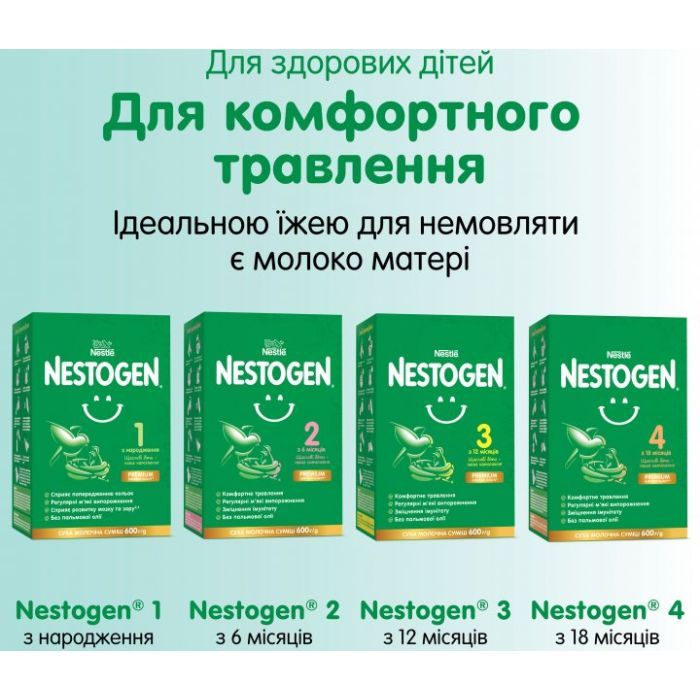 Детская смесь Nestogen 1 с лактобактериями L. Reuteri с рождения 1 кг (7613287103673) изображение 4