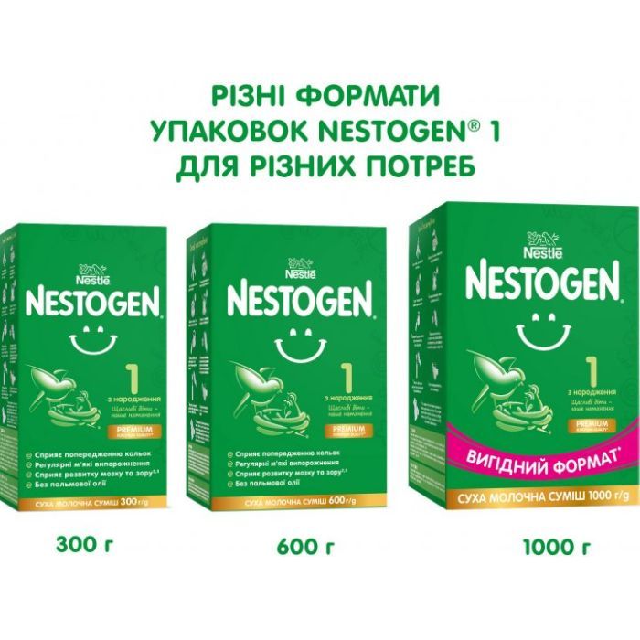Детская смесь Nestogen 1 с лактобактериями L. Reuteri с рождения 1 кг (7613287103673) изображение 5