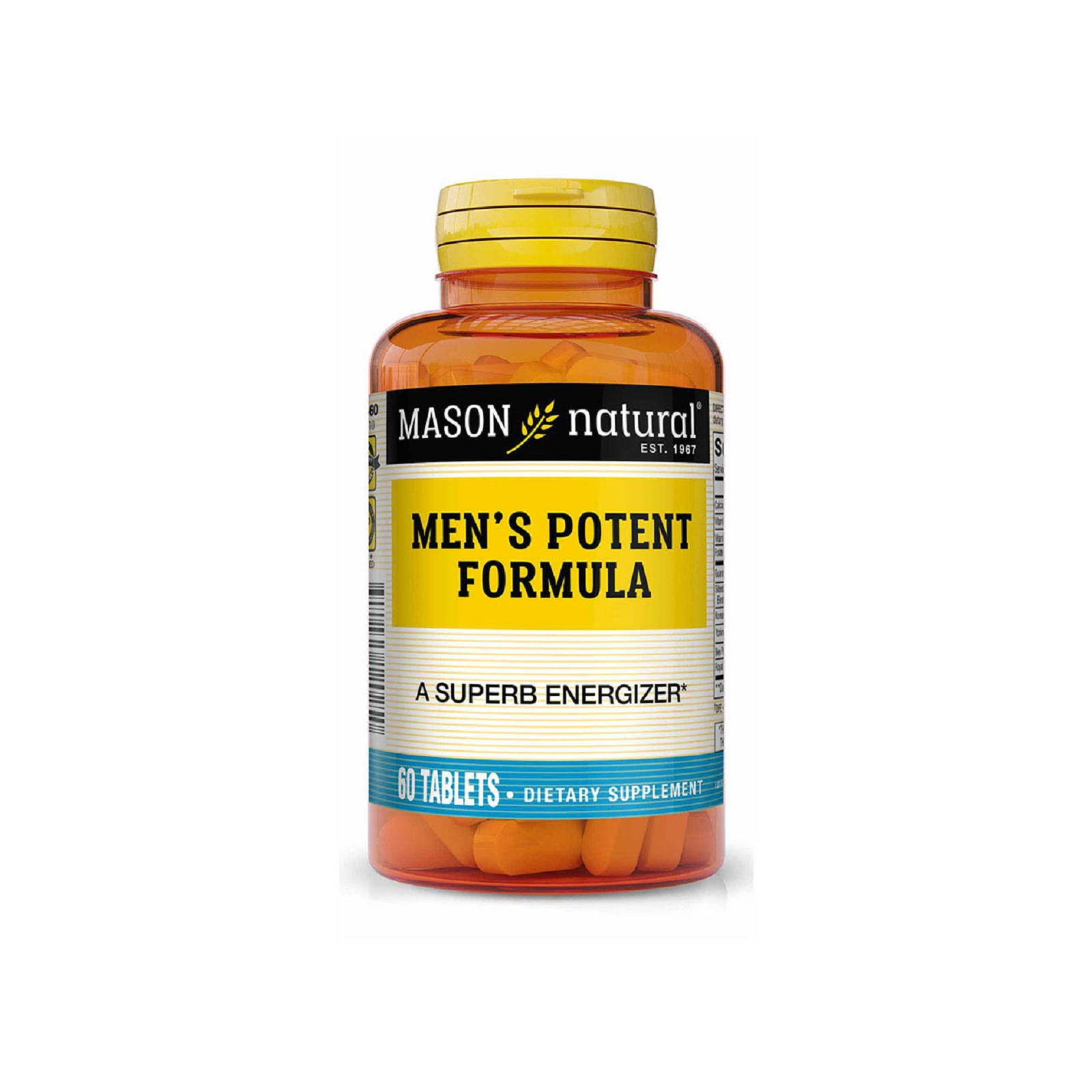 Вітамінно-мінеральний комплекс Mason Natural Чоловіча формула потенції, Men's Potent Formula, 60 пігулок (MAV12025)