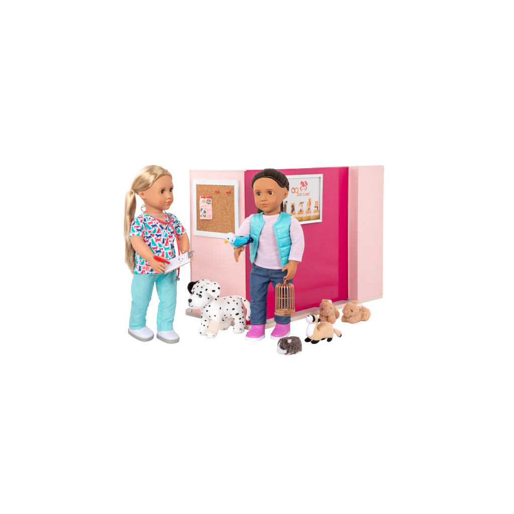 Ігровий набір Our Generation Ветеринарна клініка, рожевий (BD35140Z)