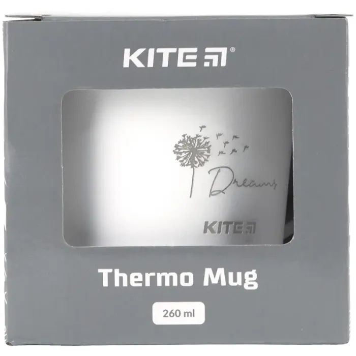 Термокружка Kite термочашка 260 мл белая (K21-324-01) изображение 3